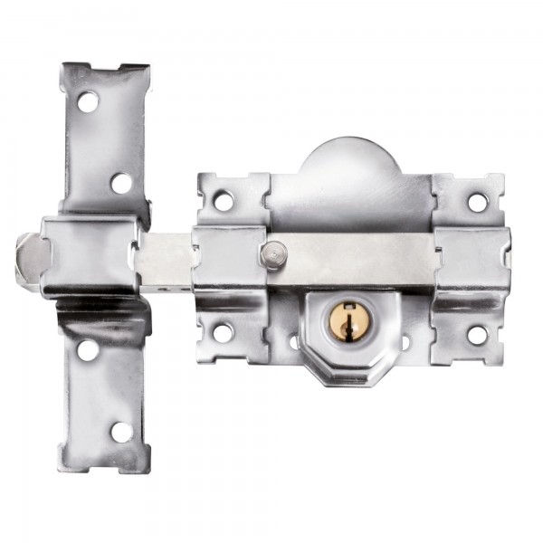 Cerrojo t/fac cromo 27x50mm.doble serr.