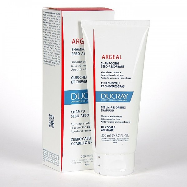 Ducray Argeal Champú Cabello Graso 200 ml