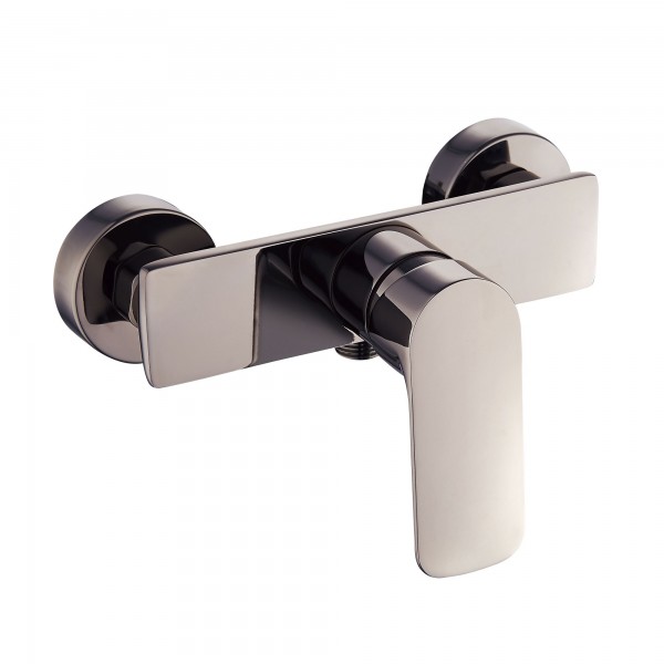 Monomando coral titanio brillo  ducha