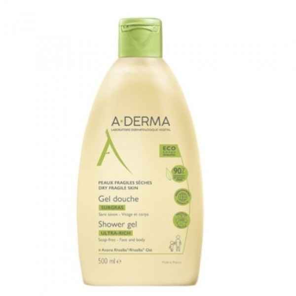 A-Derma Gel de Ducha Surgras Ultra-rico 500 ml