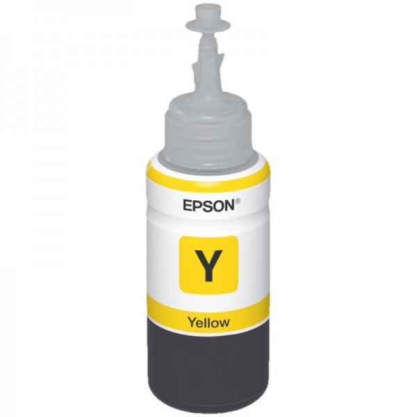Epson botella tinta ecotank t6641 amarillo