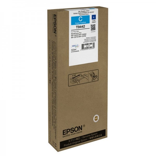 Epson cartucho t9442 cyan
