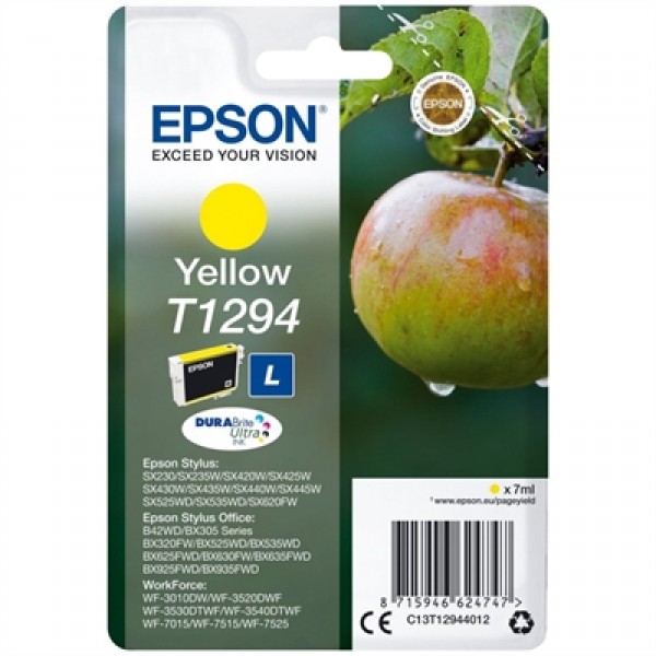 Epson cartucho t1294 amarillo