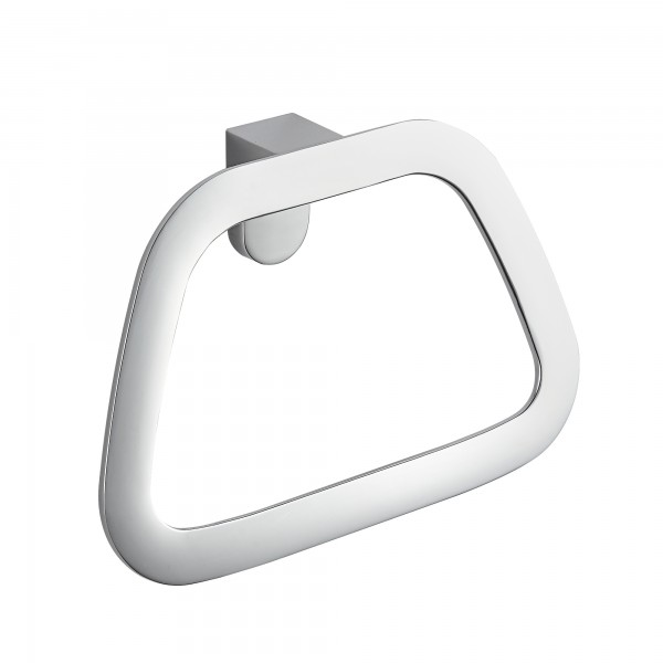 Toallero anilla lavabo coral cromado