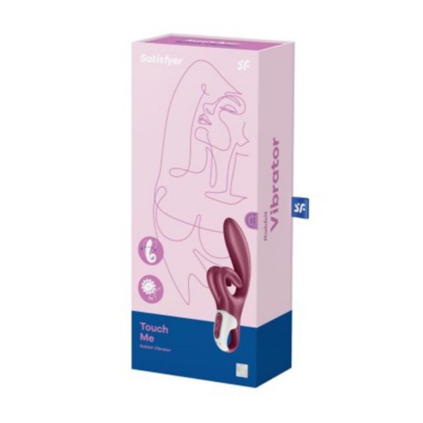 Satisfyer touch me vibrador rojo 1un