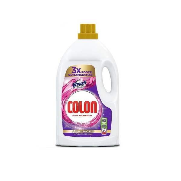 Colon detergente Vanish Manchas Difíciles 64 dosis