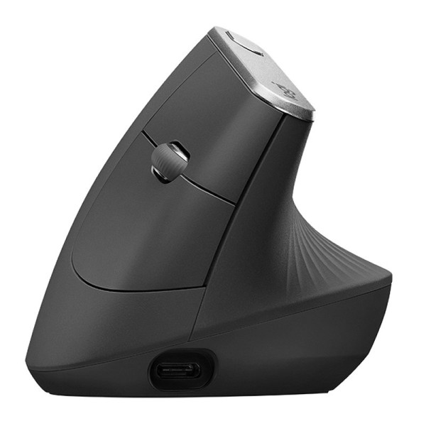 Logitech mx vertical ratón ergonómico negro