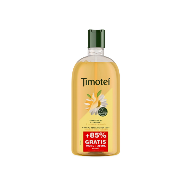 Timotei Champú Reflejos Dorados 400 + 350 ml