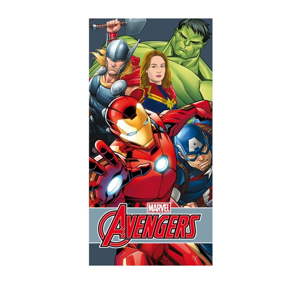Toalla de playa 300 g / m² algodón 70 x 140 cm avengers
