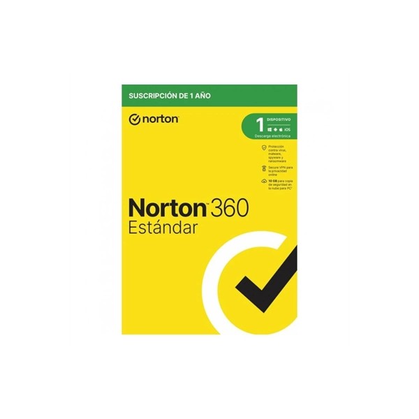 Norton 360 standard 10gb es 1l/1a  esd
