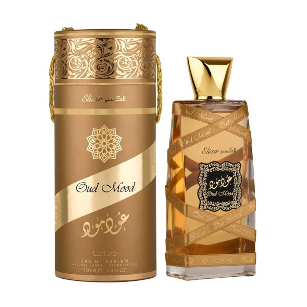 Lattafa oud mood elixir eau de parfum 100ml vaporizador