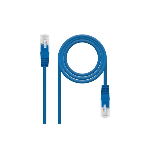 Nanocable latiguillo rj45 cat.6 utp azul, 3.0 m