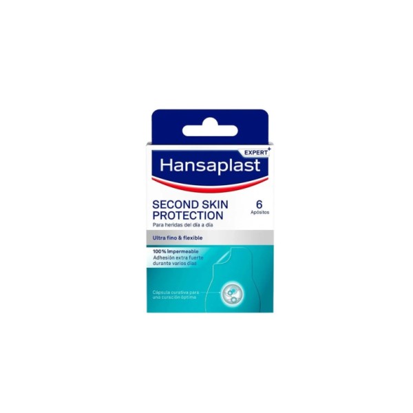 HANSAPLAST SECOND SKIN PROTECTION 6 PARCHES 73MMx36MM