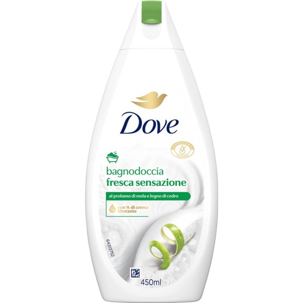 Dove fresca sensazione gel de baño 450ml