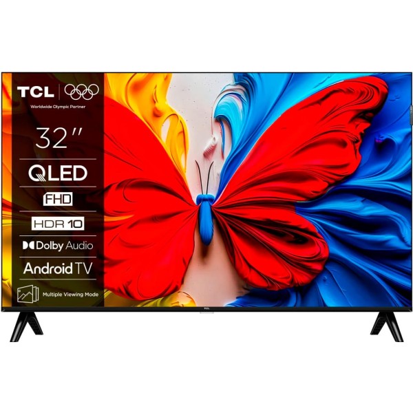 Tcl 32s5k / televisor smart tv 32" qled full hd hdr