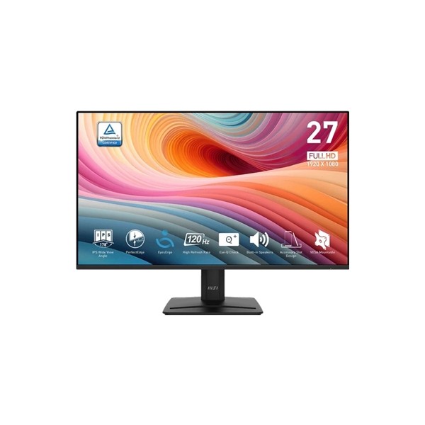 Msi mp275 e2 monitor 27" ips 120hz vga hdmi dp mm