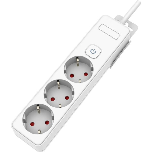 Base onlex pp blanca 3tomas s/cable/int