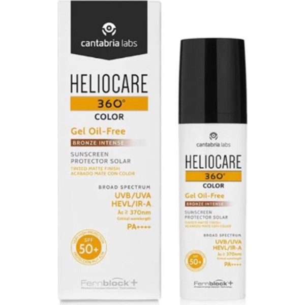 Cantabria labs heliocare 360 gel sin aceite color bronze intense 50ml
