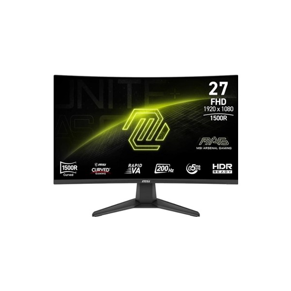 Msi mag276cf e20 monitor 27" fhd 200hz 0.5ms curv