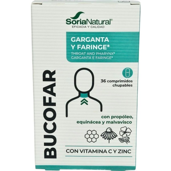 Soria Natural Bucofar 36 Comprimidos para Chupar