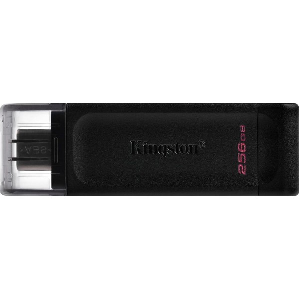 Kingston datatraveler 70 256gb black / unidad flash usb-c